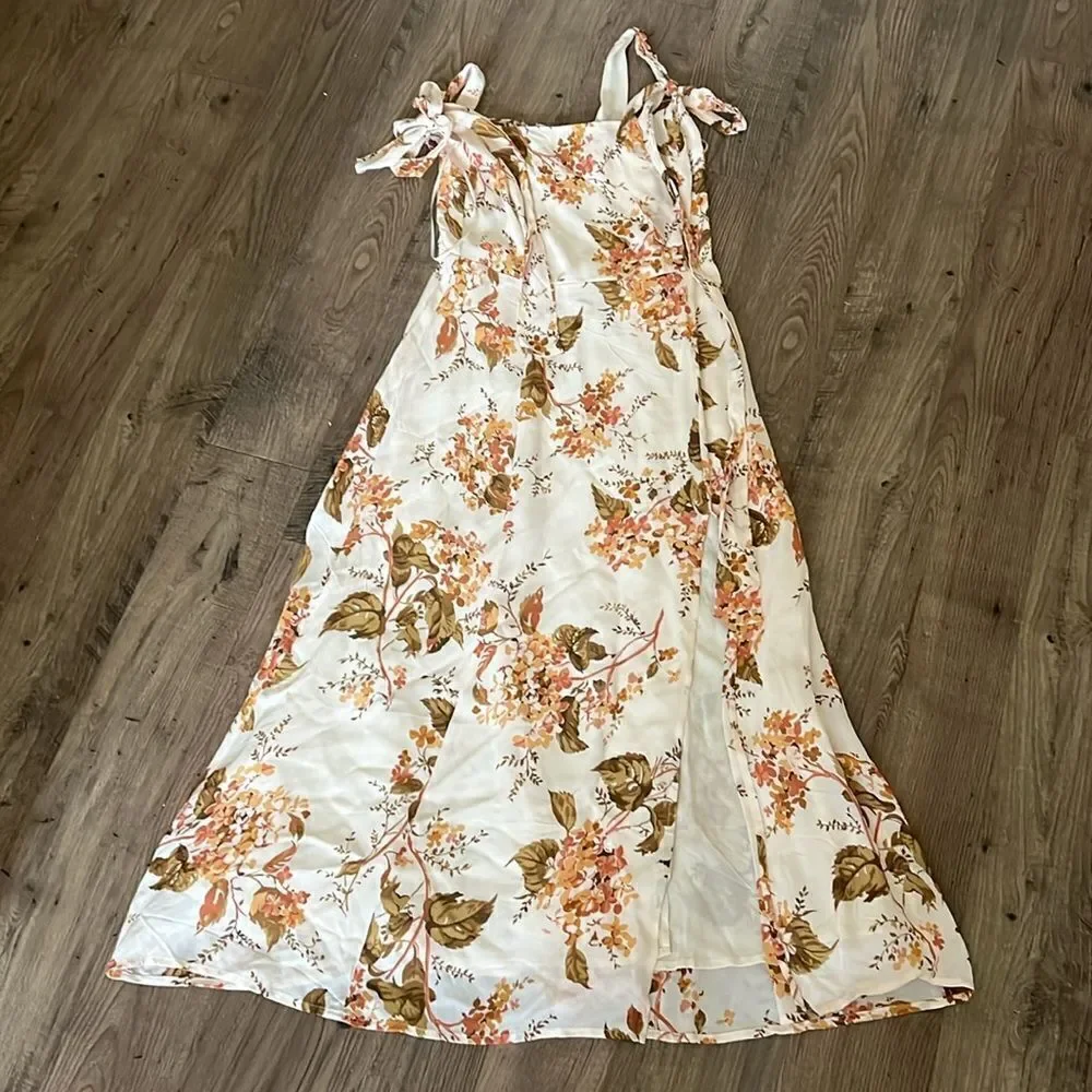 Reformation twilight floral midi dress